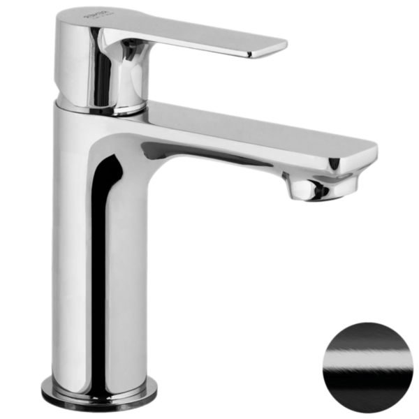 Смеситель для раковины Remer Energy EY12CFP, черный брашированный хром