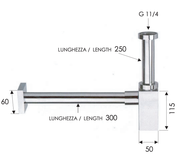 Сифон 1”1/4 Remer 960114