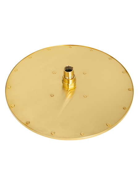 Верхний душ с шарнирным соединением 30 см Mariani B22STB0130, золото брашированное