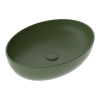 Раковина накладная 55x42 см GSG Ceramic Design Easy EALAVOV55026, оливковый