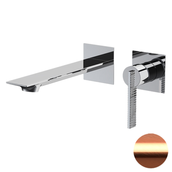 Смеситель для раковины Daniel Club ANC632PLRP, медь брашированная