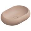Раковина накладная 60x42 см GSG Ceramic Design Petra PELAV60032, Cipria Matt