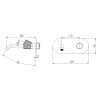 Смеситель для раковины Remer Celebrity CEC15LWBRP, медь брашированная