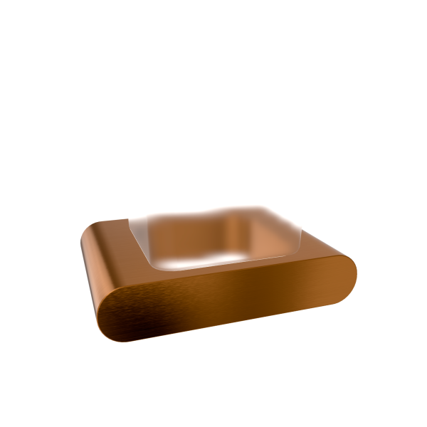 Стакан Remer Lounge LN15CU, медь брашированная PVD