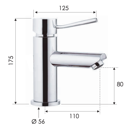 Смеситель для раковины Remer Minimal N112