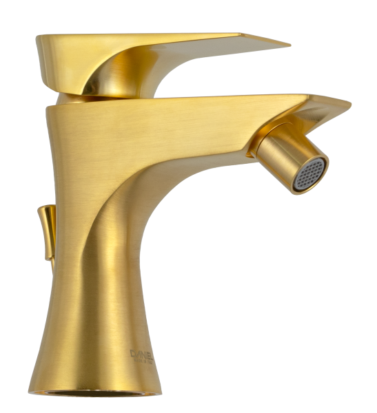 Смеситель для биде Daniel Diva DV604DP, золото брашированное