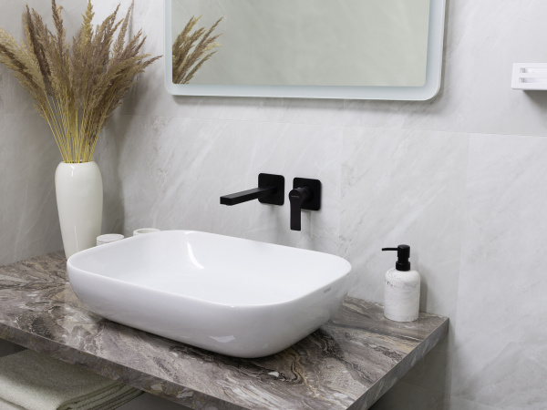 Смеситель для раковины Mariani Kali B14565KLP, черный матовый