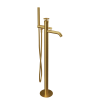 Смеситель для ванны Remer Chrono CH08BG, золото брашированное
