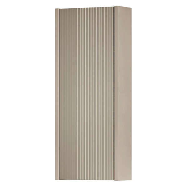 Шкаф-пенал подвесной 78 см дверь стекло Onsen Niwa 71-PN-378-M15-V15, песочный