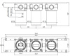 Скрытая часть на 2 выхода Remer WBOX98D2