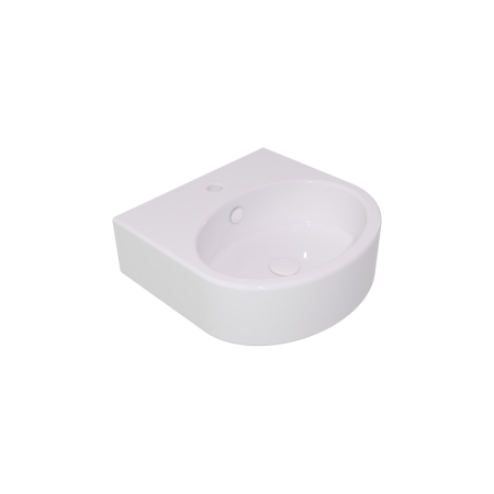 Раковина подвесная 45х44 см GSG Ceramic Design Like LKLAVBW45000, белый глянцевый