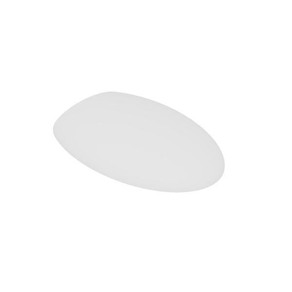 Крышка с сиденьем для подвесного унитаза с микролифтом GSG Ceramic Design Touch TOCOPRTICR001, белый матовый