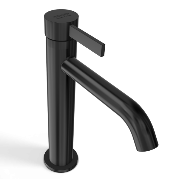 Смеситель для раковины Remer Metrica MC12ACFP, черный брашированный хром