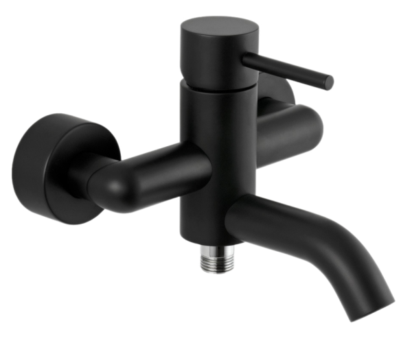 Смеситель для ванны Remer X Style X05NO, чёрный матовый