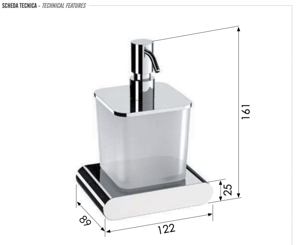 Дозатор Remer Lounge LN13RL, медь глянцевая