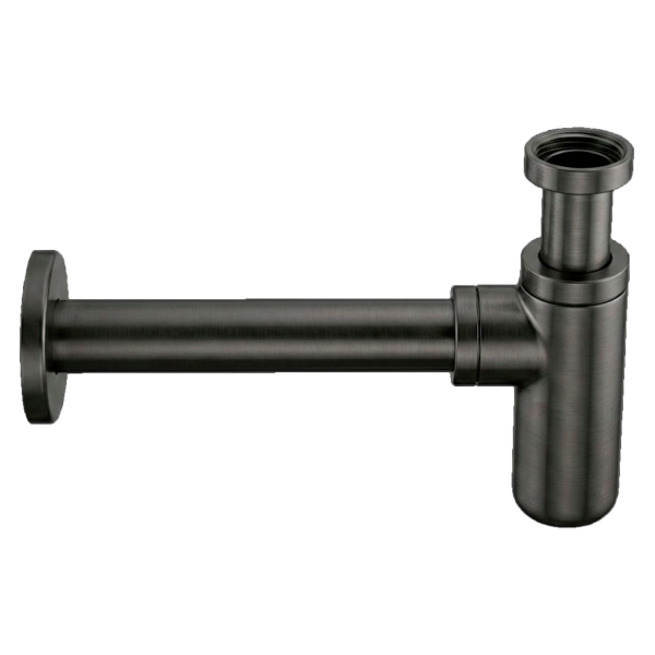 Сифон 1”1/4 Remer 958LCFP, черный брашированный хром