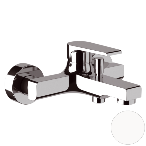 Смеситель для ванны Mariani Artic B37212AT00, белый матовый