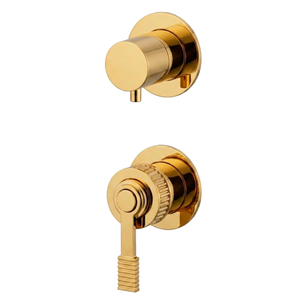 Смеситель для душа Remer Atelier AL93PWBGP, золото глянцевое PVD