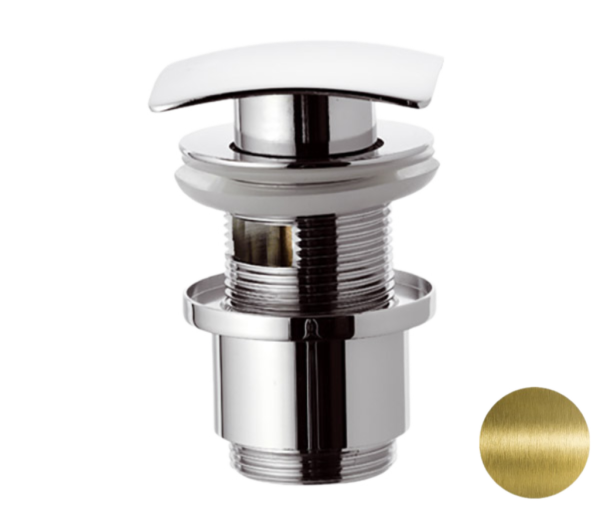 Донный клапан с переливом 1”1/4 Remer 905SCC114VO, латунь состаренная