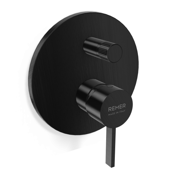 Смеситель для душа Remer Metrica MC09HGM, оружейная сталь PVD