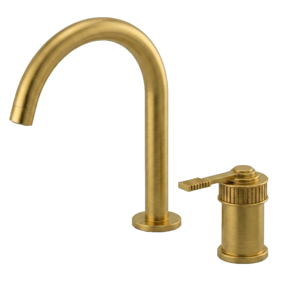Смеситель для раковины Remer Atelier AL57LBG, золото брашированное