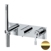 Смеситель для душа Remer Atelier AL97D2WBBG, золото брашированное