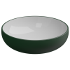 Раковина накладная биколор 45 см GSG Ceramic Design Easy EALAVRO45BI000/036, White/Smeraldo Matt