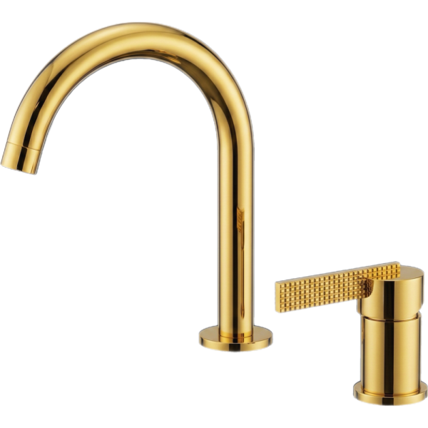 Смеситель для раковины Daniel Club ANC655GP, золото глянцевое PVD