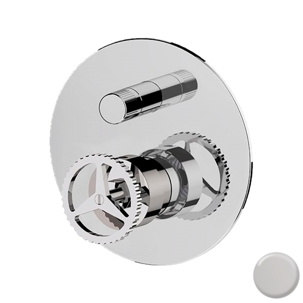 Смеситель для душа Remer Chrono CH09HLBO, белый матовый