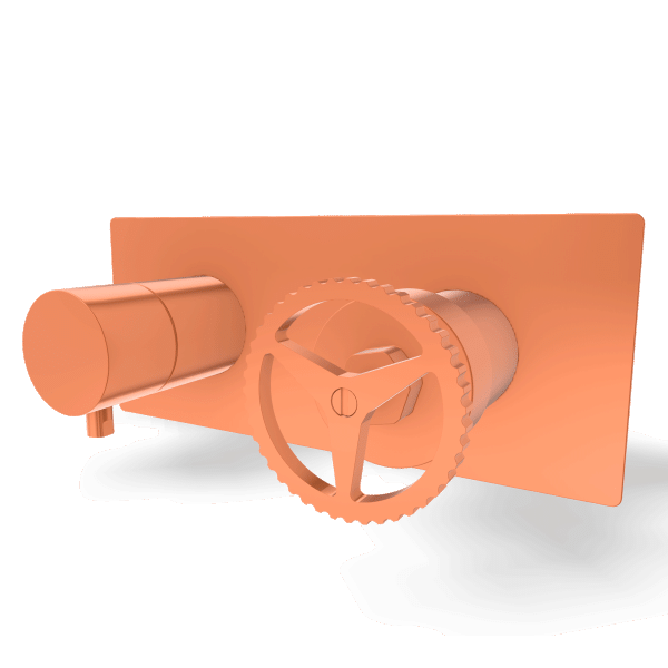 Смеситель для душа Remer Chrono CH92ZWBRP, медь брашированная