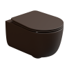 Чаша подвесного унитаза со смывом Smart Clean GSG Ceramic Design Hit! HIWCSO035, Cacao Matt