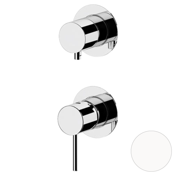 Смеситель для душа Remer X Style X93PWBBO, белый матовый