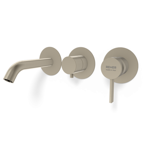 Смеситель для ванны Remer Metrica MC54D3PWBXV, сталь