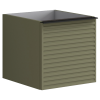 Шкаф подвесной с 2 ящиками 40 см Onsen Pixel 68-CS-042-S1-M57, зелёный