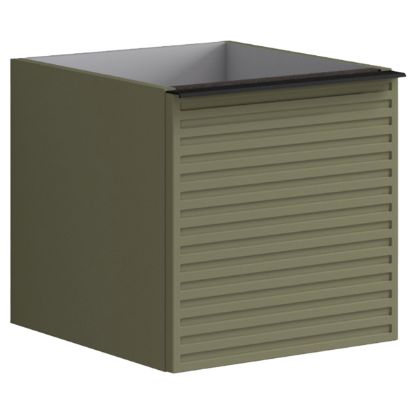 Шкаф подвесной с 2 ящиками 40 см Onsen Pixel 68-CS-042-S1-M57, зелёный
