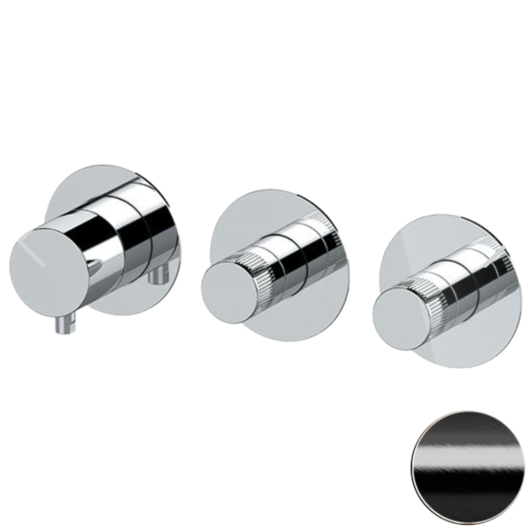 Смеситель для душа Remer X Style N98D2PWBCFP, черный брашированный хром