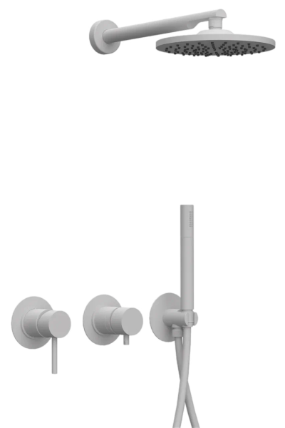 Душевая система Remer X Style X96S02OBO, белый матовый
