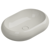 Раковина накладная 60x42 см GSG Ceramic Design Petra PELAV60013, пергамон глянцевый