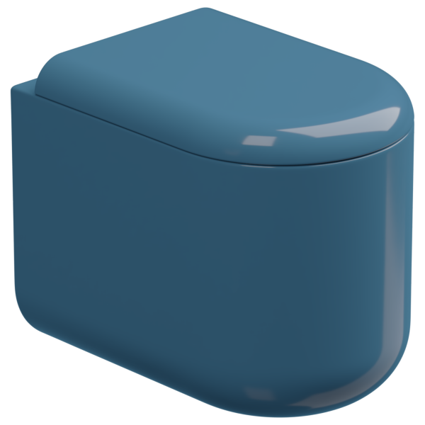 Чаша приставного унитаза Eco Clean (торнадо) GSG Ceramic Design PEWC01EC040, Denim Glossy