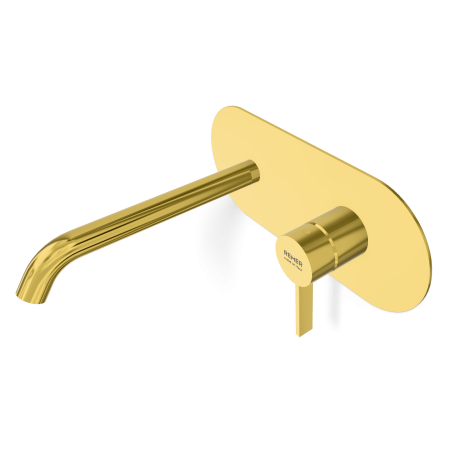 Смеситель для раковины Remer Metrica MC15LWBDO, золото глянцевое