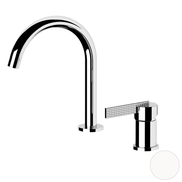 Смеситель для раковины Daniel Club ANC65514, белый матовый