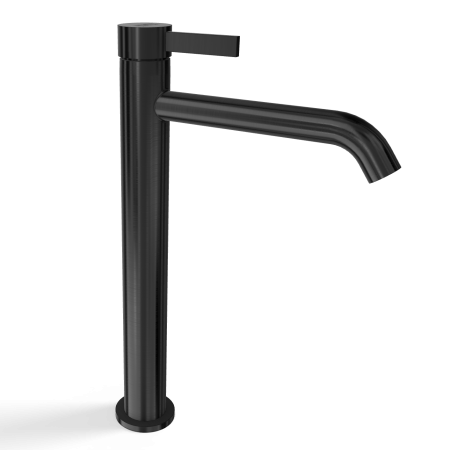 Смеситель для раковины Remer Metrica MC11LXLGM, оружейная сталь PVD