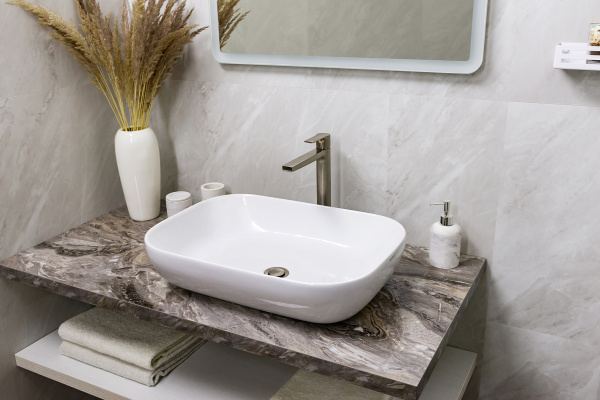 Смеситель для раковины Mariani Kali A16398KL12, нержавеющая сталь