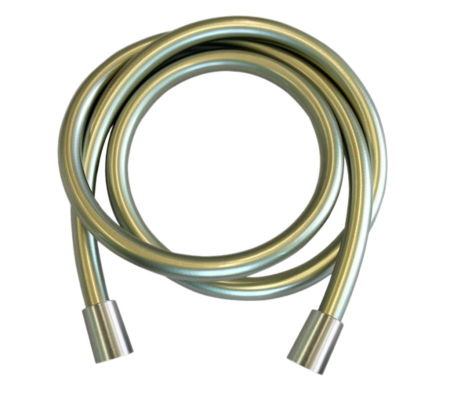 Шланг для душа ПВХ 150 см Remer 332CN2G150NPO, никель матовый брашированный