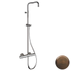 Душевая система термостатическая Remer Elegance EQ32ASSDBR, бронза масляная
