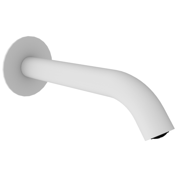 Излив настенный 16 см Remer X Style 91X70BO, белый матовый