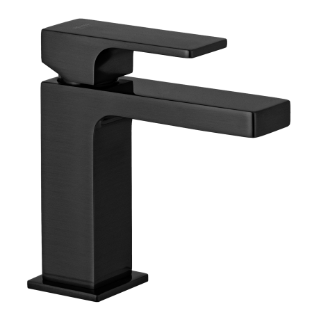Смеситель для раковины Remer Absolute AU12CFP, чёрный брашированный хром