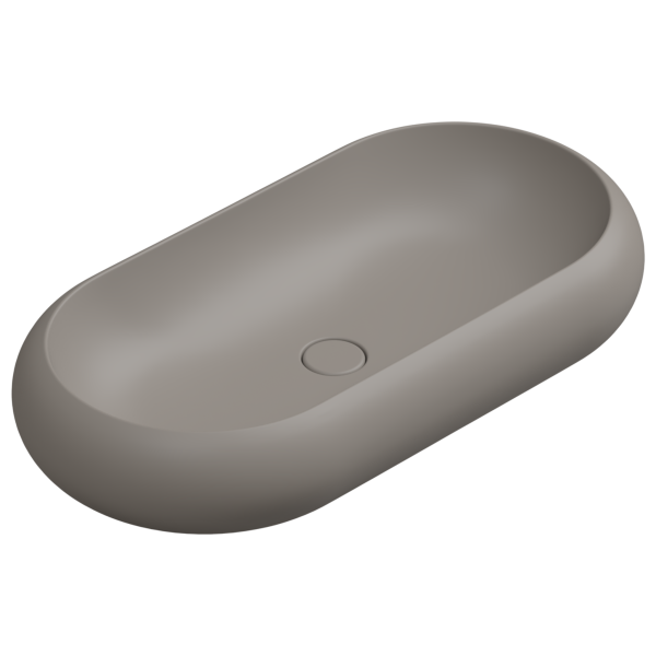 Раковина накладная 80x42 см GSG Ceramic Design Petra PELAV80030, Cashmere Matt