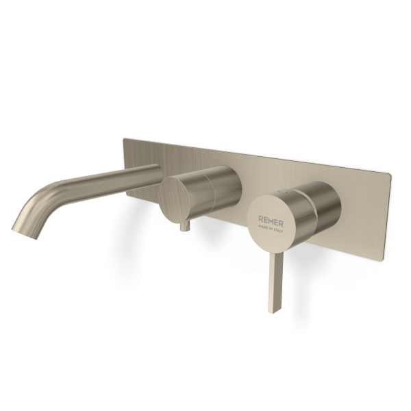 Смеситель для ванны Remer Metrica MC54D2WBXV, сталь