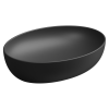 Раковина накладная 55x42 см GSG Ceramic Design Easy EALAVOV55003, черный матовый